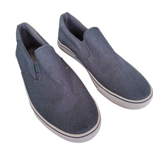 Lugz Clipper Classic Slip On Mens Blue Sneakers Casual Shoes MCLIPRT-4651 Sz 16